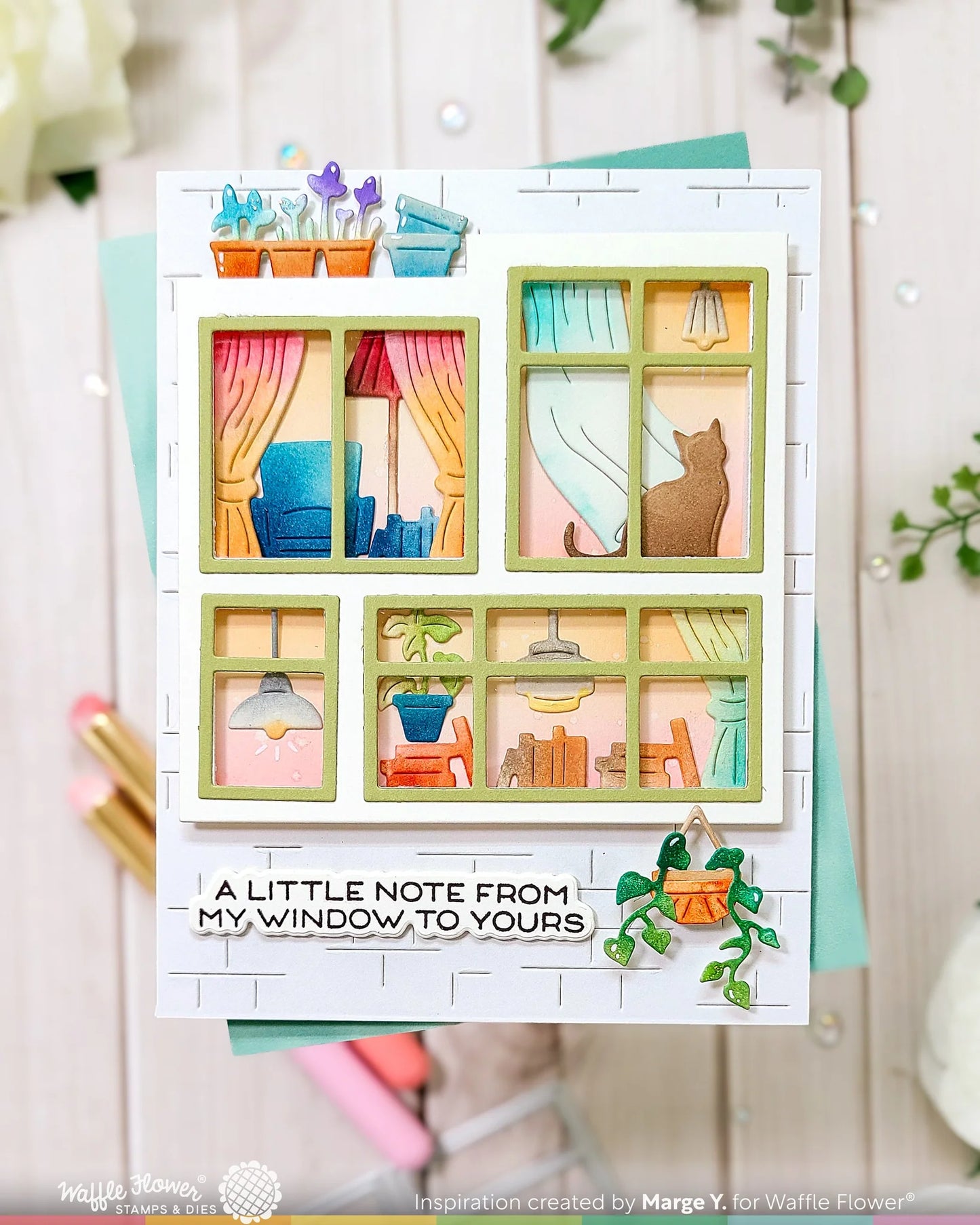 Postage Collage Window Add-On - Die
