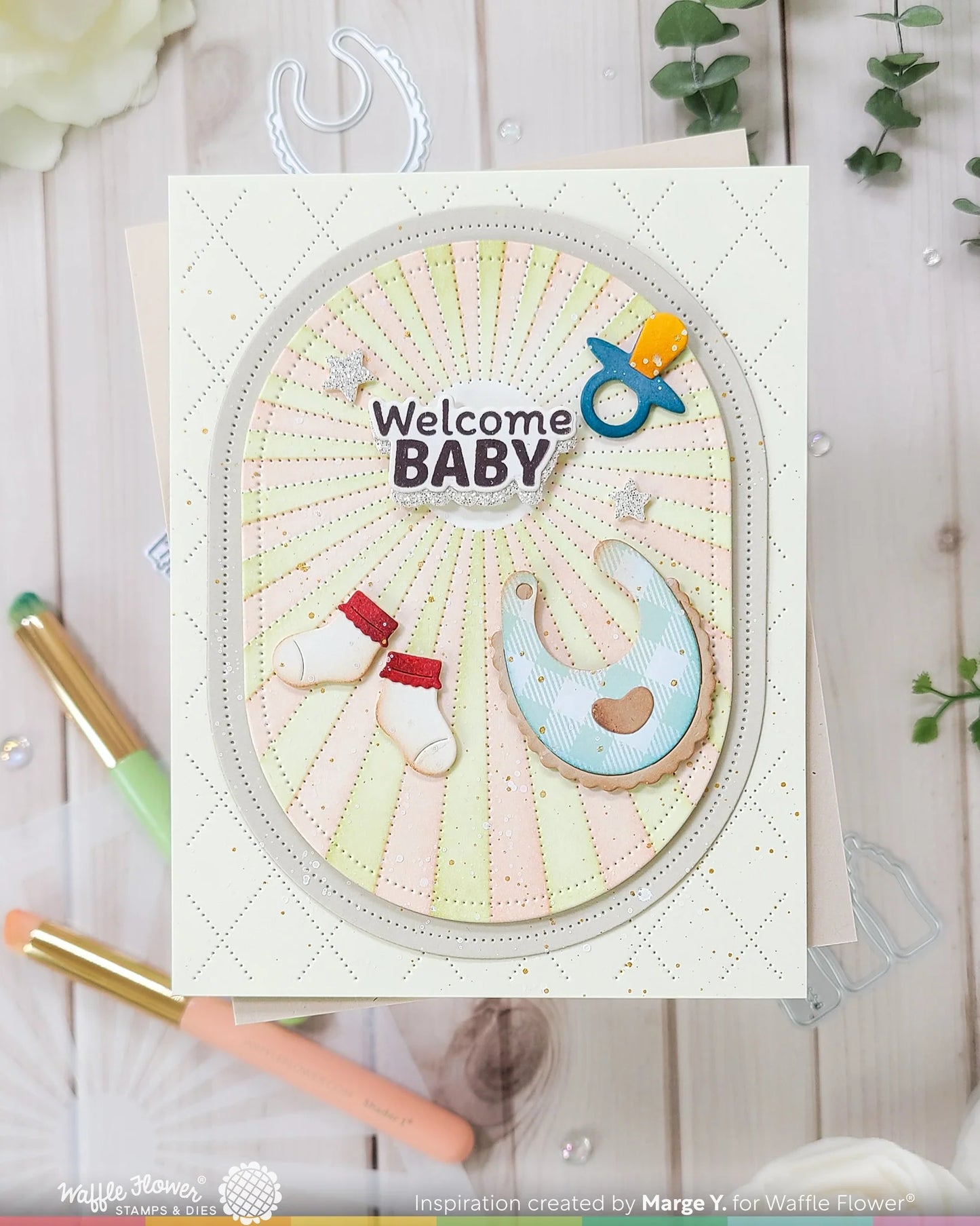 Postage Collage Baby Icons - Die