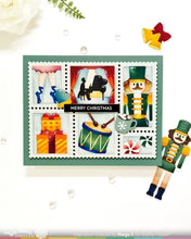 Postage Collage Nutcracker - Stencil