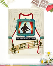 Postage Collage Ballerina Silhouette - Stamp