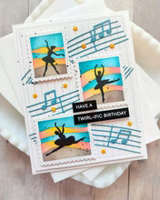 Postage Collage Ballerina Silhouette - Stamp