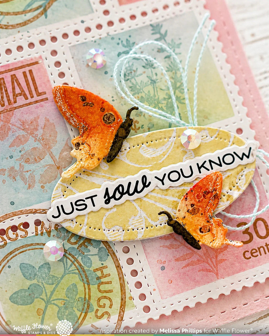 Postage Collage Garden Critters - Die