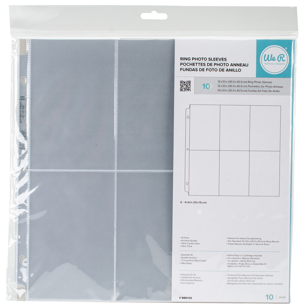 12x12 Page Protector - 6x4