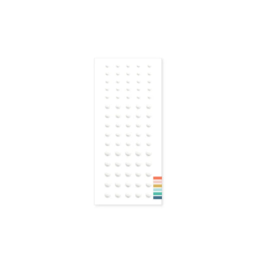 White Enamel Dots