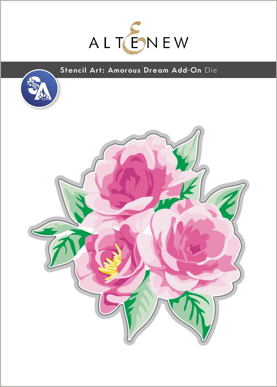 Stencil Art: Amourous Dream & Add-On Die Bundle