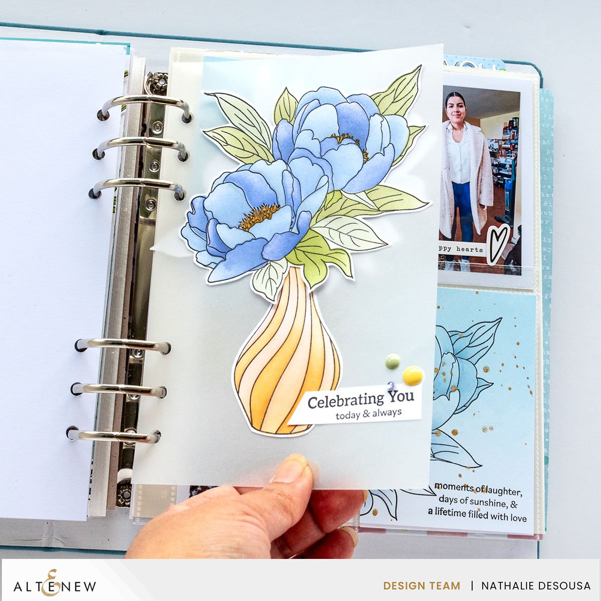 Build-A-Garden - Lovely Rose Peony Set - Stamps