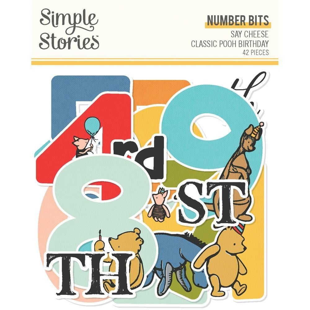 Say Cheese Classic Pooh Birthday - Numbers Bits & Pieces
