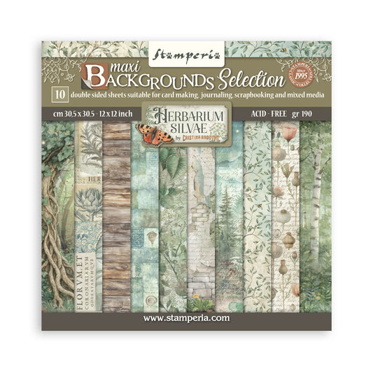 Herbarium Silvae - 12x12 Backgrounds Paper Pad