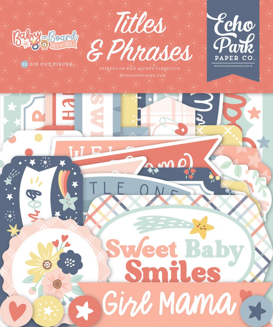 Baby On Board - Girl Titles & Phrases