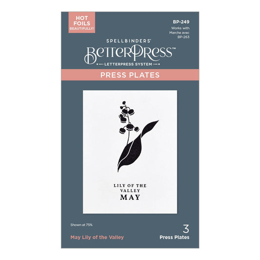 Florals Through the Year - May - Lily of the Valley - Press Plates