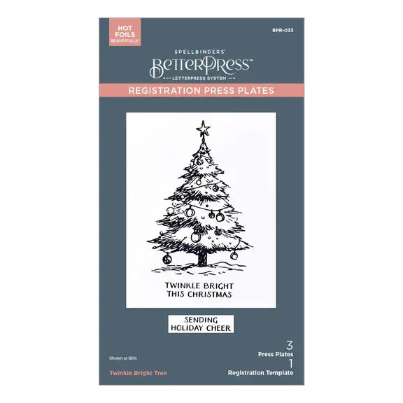 Twinkle Bright Tree - Press Plates