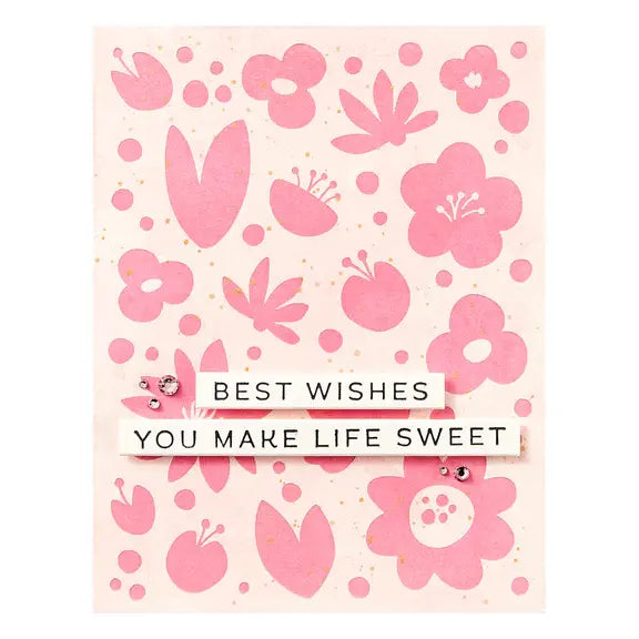 BetterPress Society - Sweet Life Floral March 2025 - Press Plates