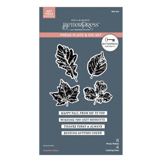Betterpress Society - Autumn Cheer- September 2025 - Press Plates and Dies