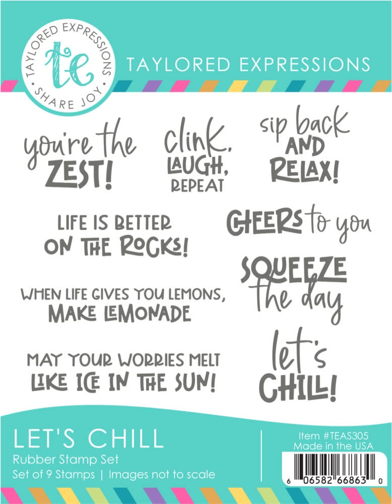 Let's Chill -Stamps and  Dies