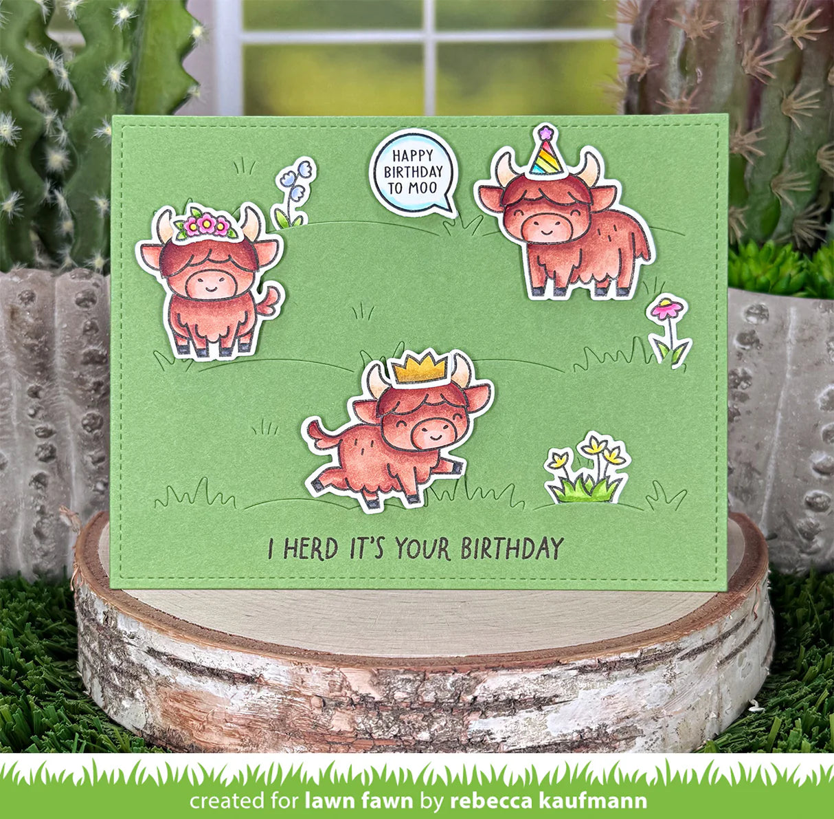 Grassy Pasture Backdrop - Landscape Die