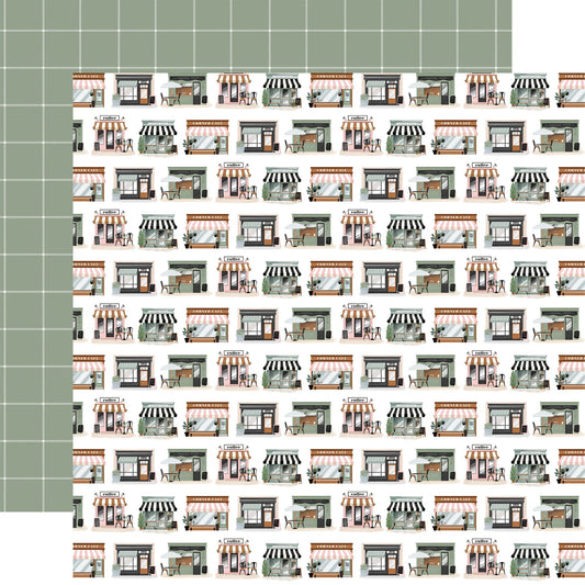 Coffee Shops - 12x12 Pattern Paper