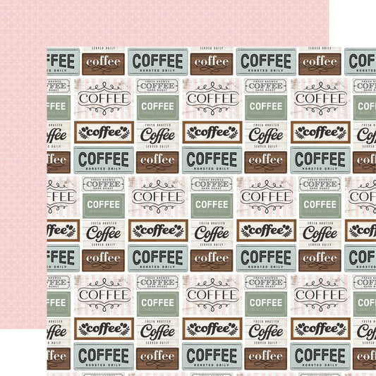 Coffee Shop - Signs - 12x12 Pattern Paper