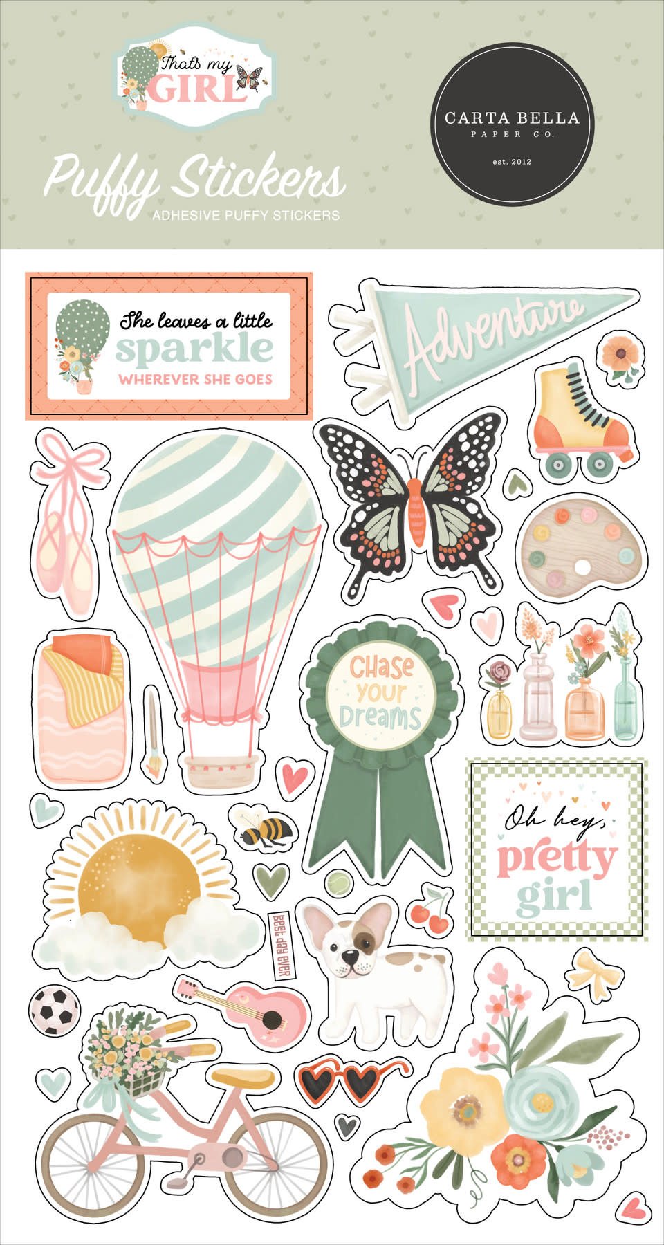 That's My Girl - Puffy Stickers