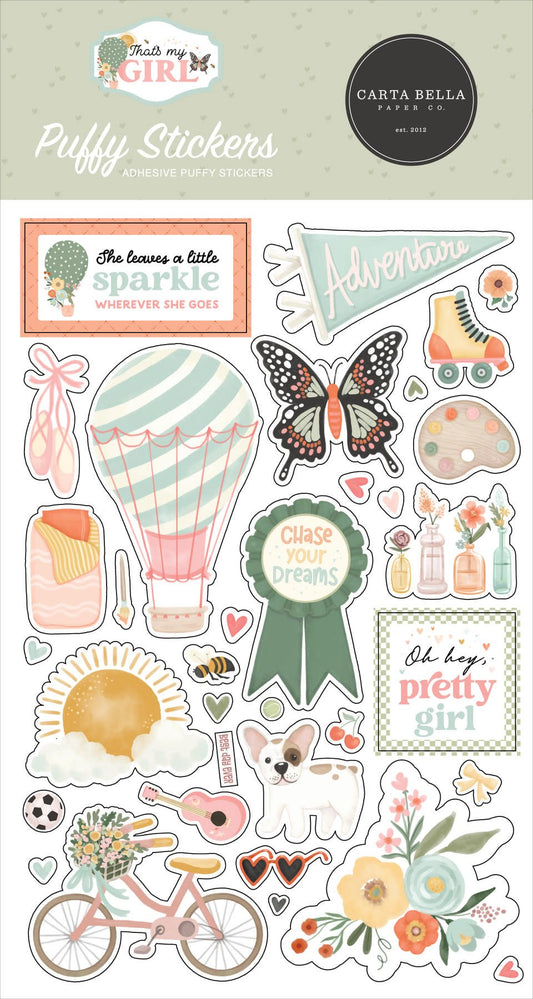 That's My Girl - Puffy Stickers