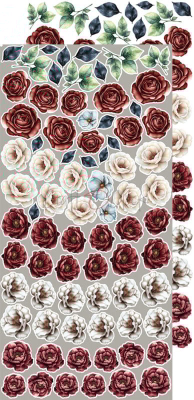 Mindfulness Time - Flowers & More ( 18 double sided paper 2x9)