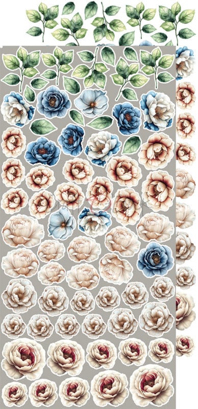 Mindfulness Time - Flowers & More ( 18 double sided paper 2x9)