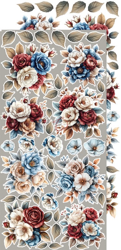 Mindfulness Time - Flowers & More ( 18 double sided paper 2x9)