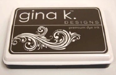 Gina K Ink Pad - Charcoal Brown