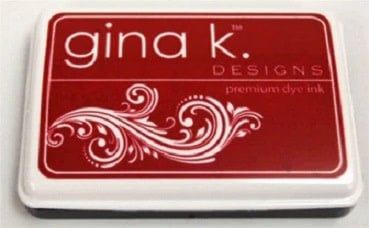 Gina K Ink Pad - Cherry Red