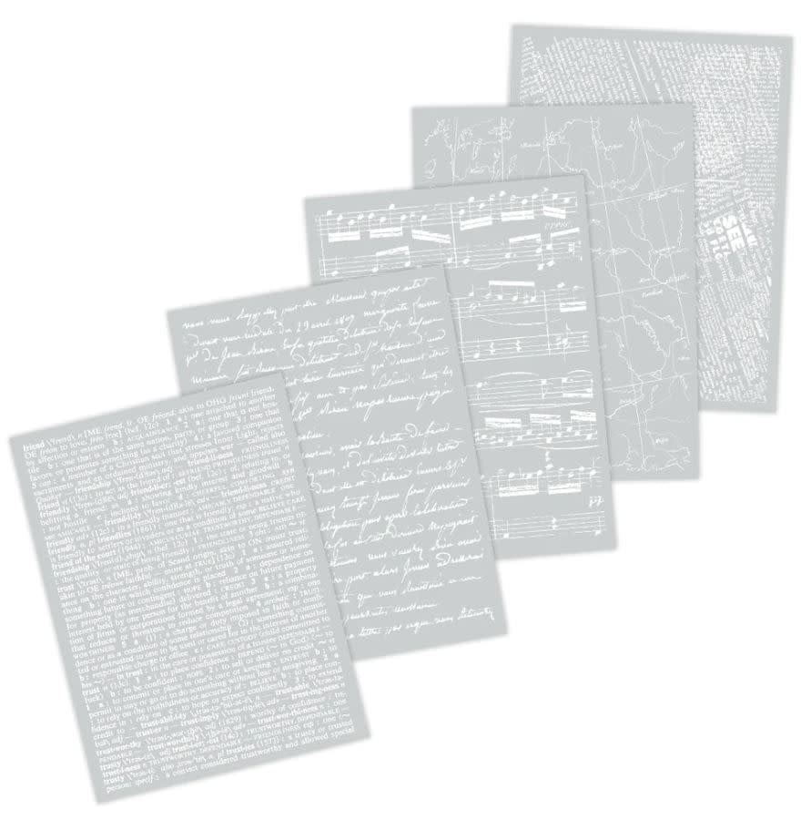 Collage Backgrounds Hero Transfers Part 2 - White