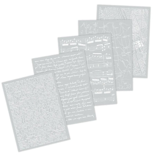 Collage Backgrounds Hero Transfers Part 2 - White