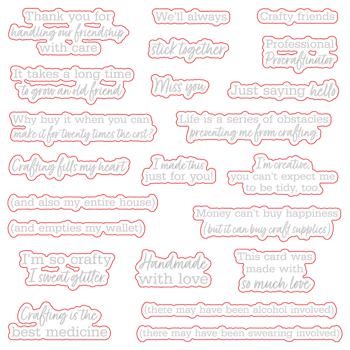 Crafty Friends - Stamps and Honey Cuts