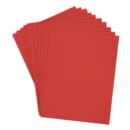 ColorWheel Cardstock Pack 8.5" x 11" - Poppy - 10 Sheets