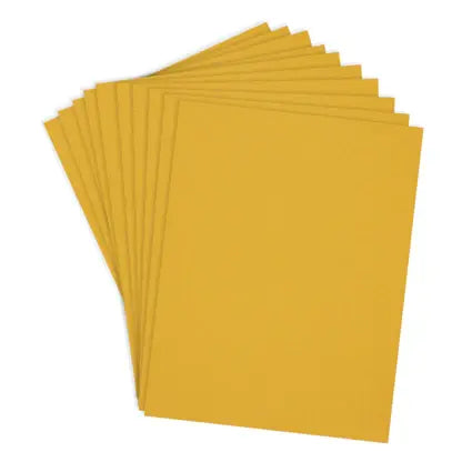 ColorWheel Cardstock Pack 8.5" x 11" - Saffron - 10 Sheets