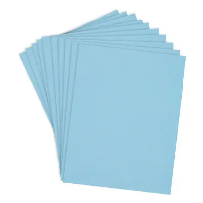 ColorWheel Cardstock Pack 8.5" x 11" - Cascade - 10 Sheets