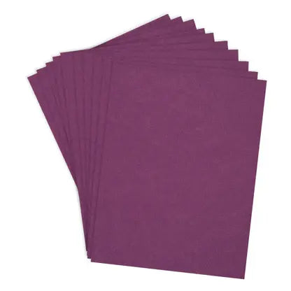 ColorWheel Cardstock Pack 8.5" x 11" - Violet - 10 Sheets
