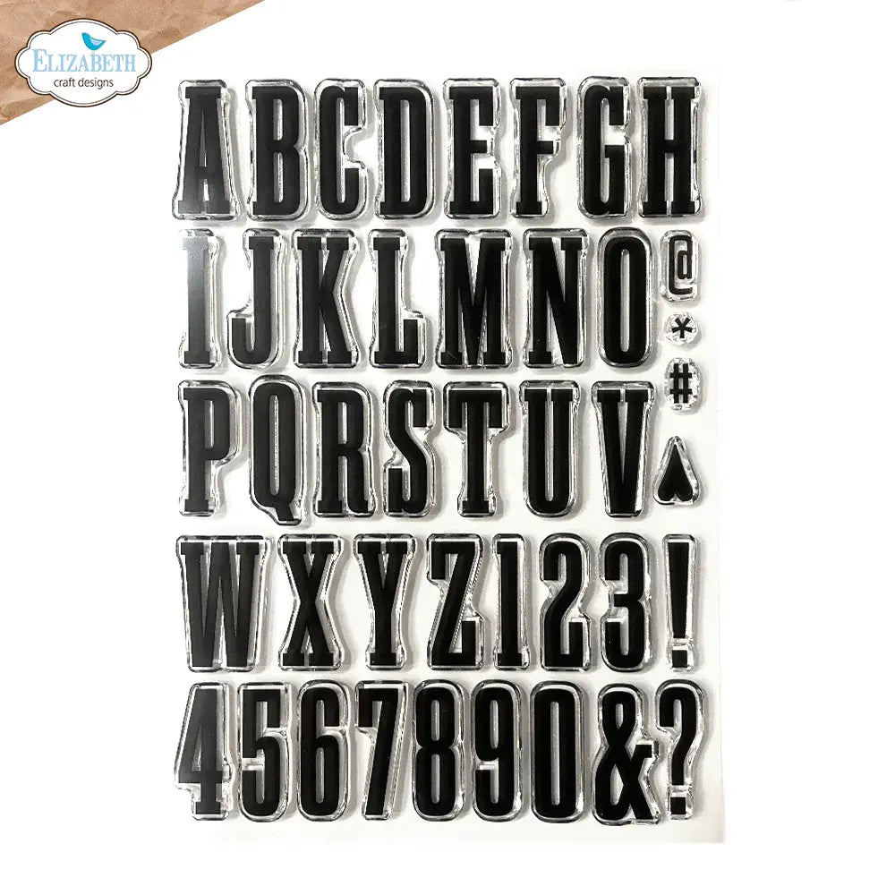 Bold Alphabet -Stamps