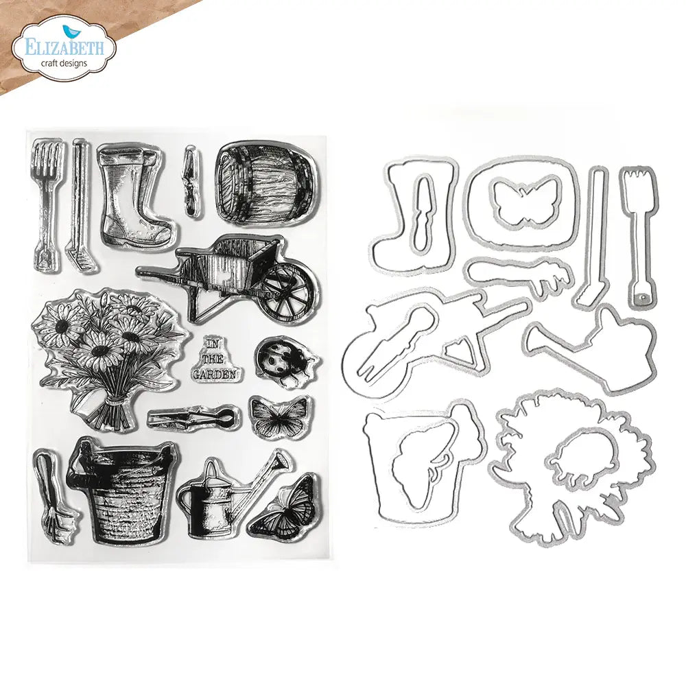 Garden Of Love - Stamps and  Dies