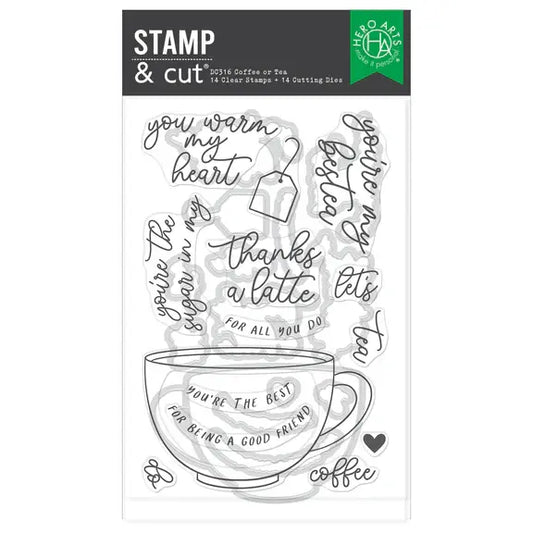 Coffee or Tea - Stamps and Dies