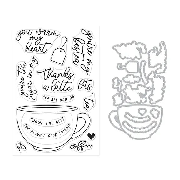 Coffee or Tea - Stamps and Dies