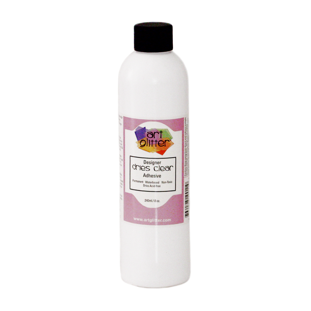 Art Glitter Designer Dries Clear Glue -  8 oz