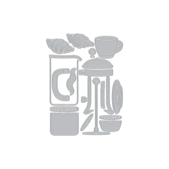 Coffee and Croissant - Dies