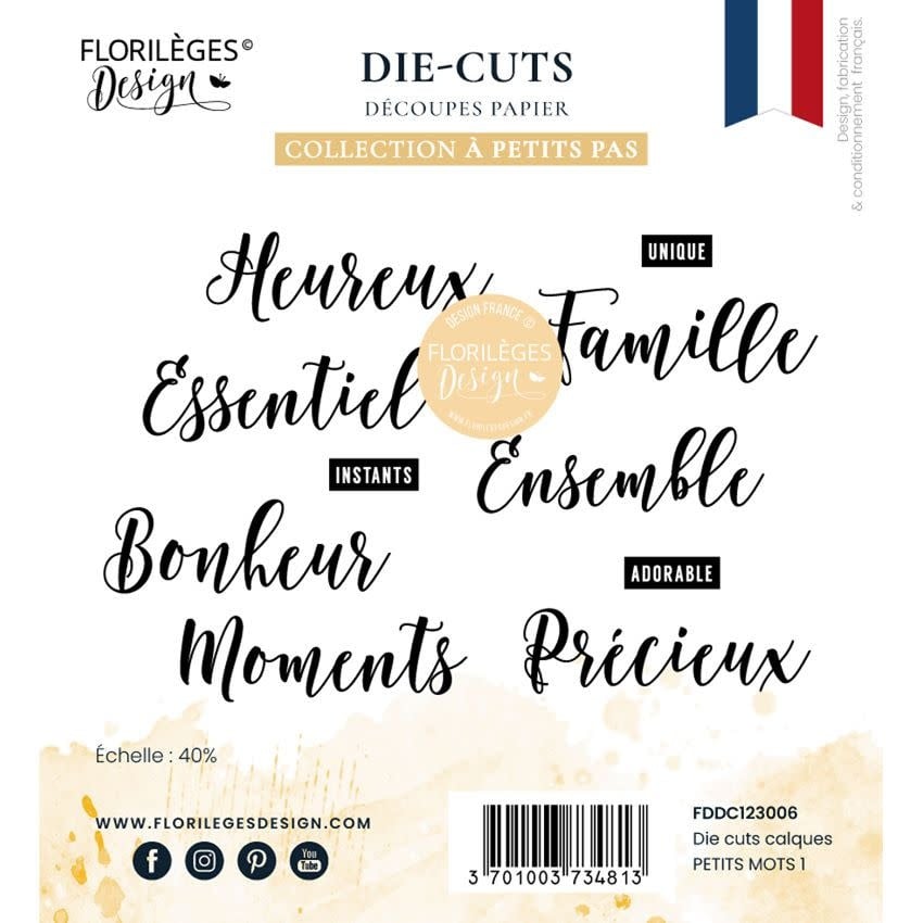 Die Cuts Calques Petits Mots 1