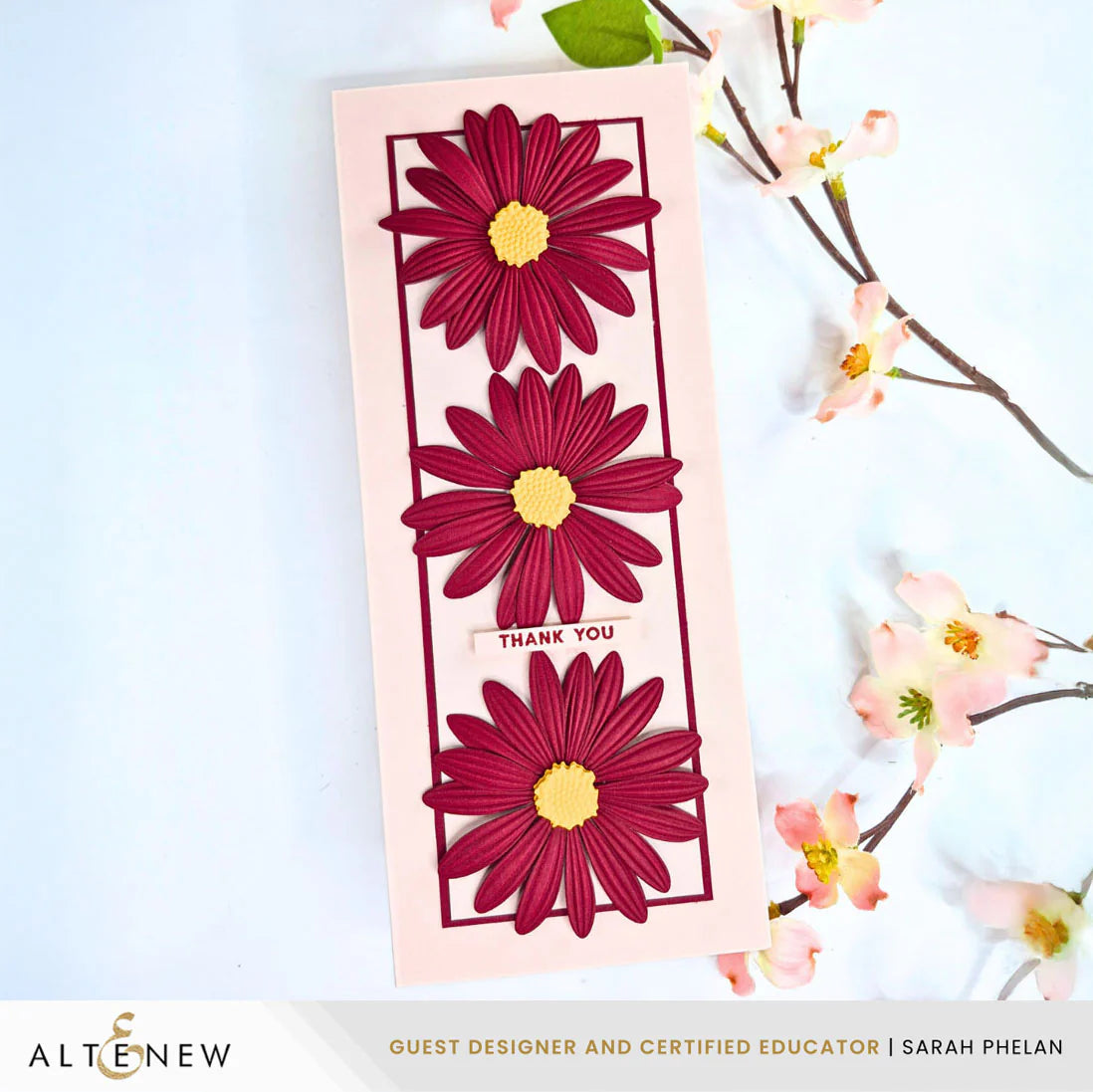 Lush Botanicals - African Daisy - 3D Embossing Folder