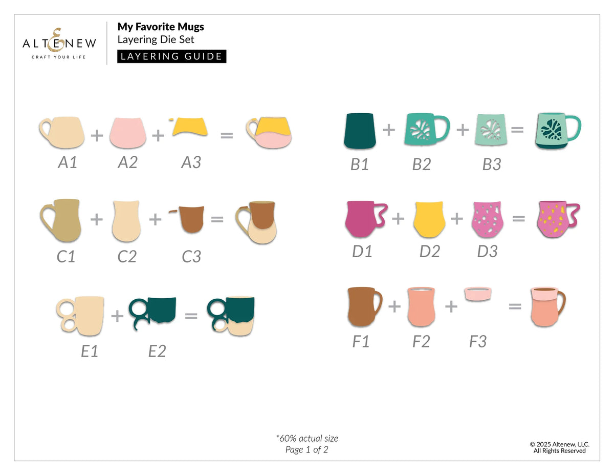 My Favourite Mugs - Layering Die