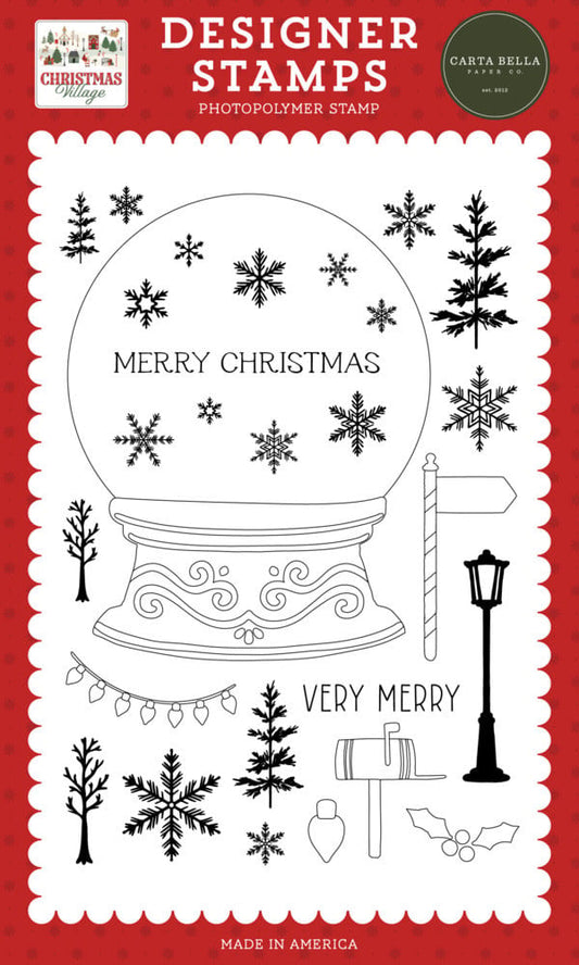 Christmas Village- Build A Snowglobe Die