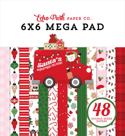Santa's Christmas Delivery - 6x6 Mega Paper Pad