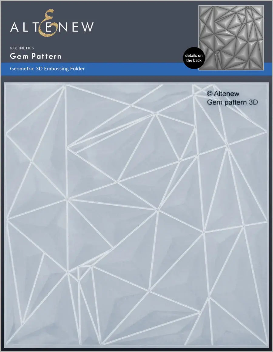 Gem Pattern - Embossing Folder