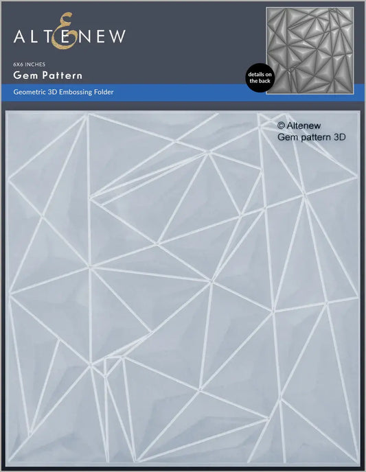 Gem Pattern - Embossing Folder