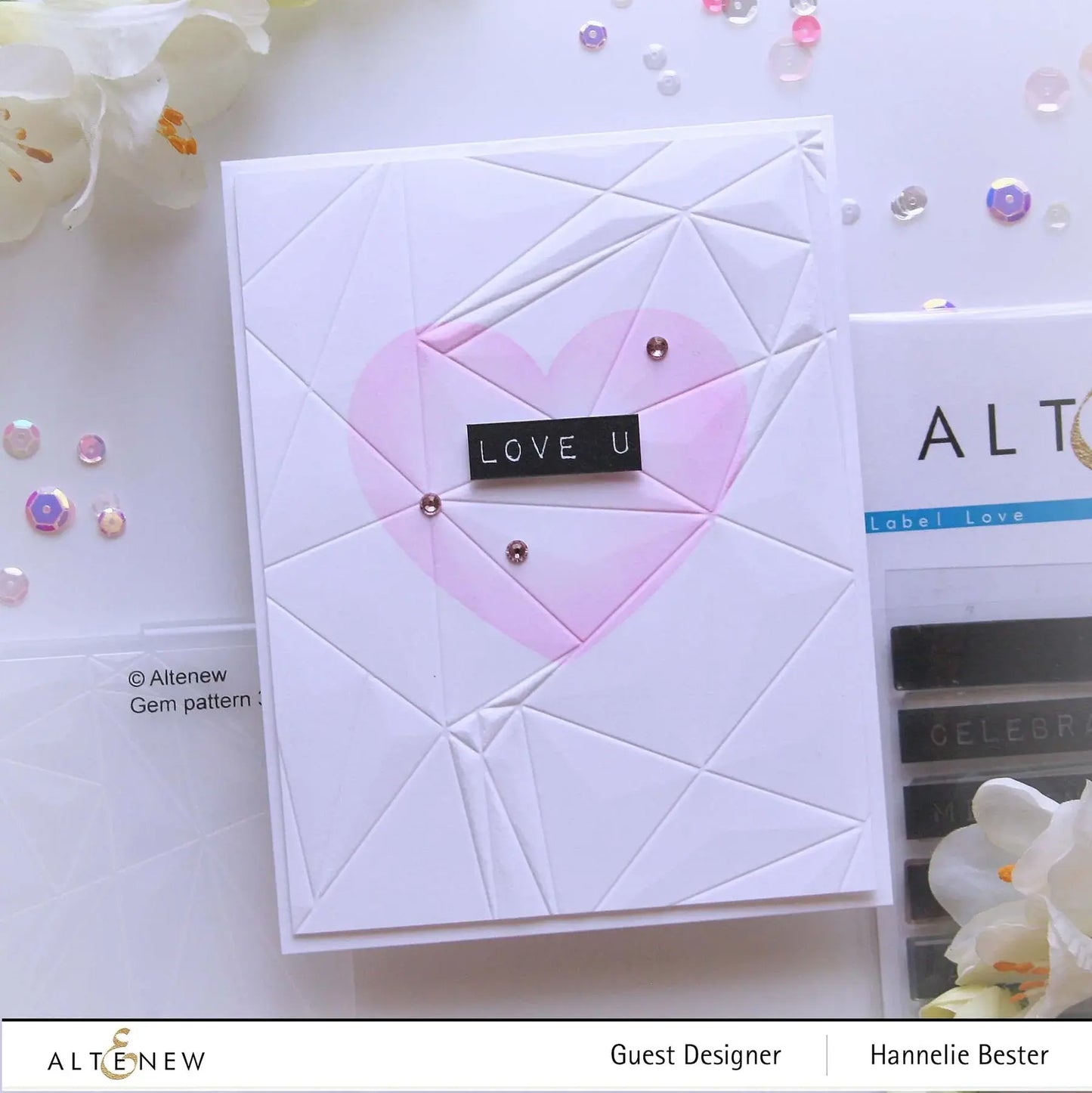 Gem Pattern - Embossing Folder