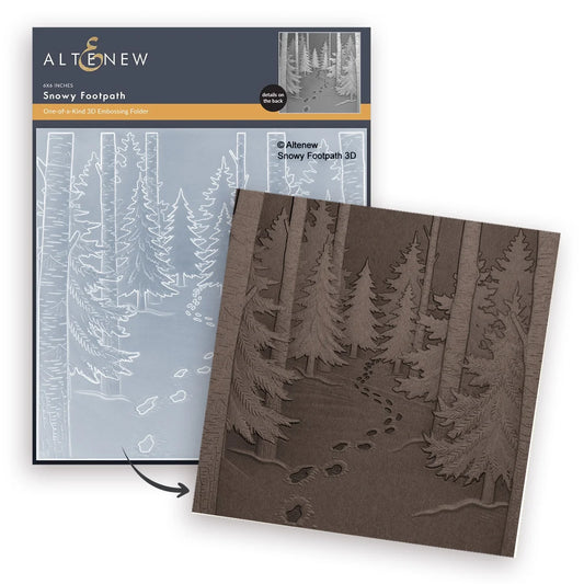 Snowy Footpath - 3D Embossing Folder
